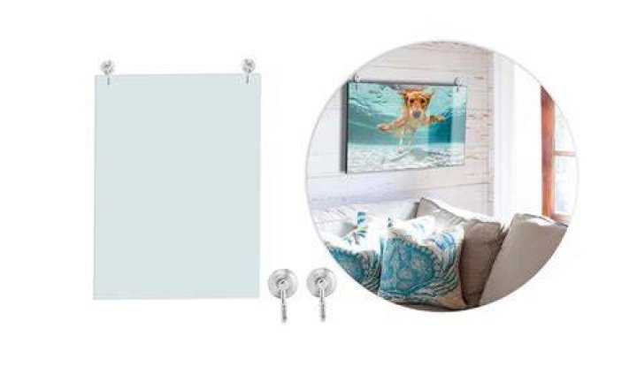 How do you hang acrylic sheets