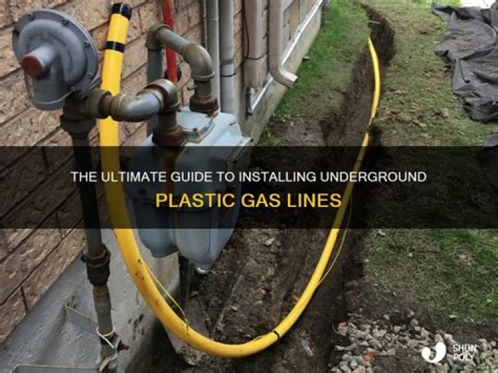 How do you install a plastic gas line