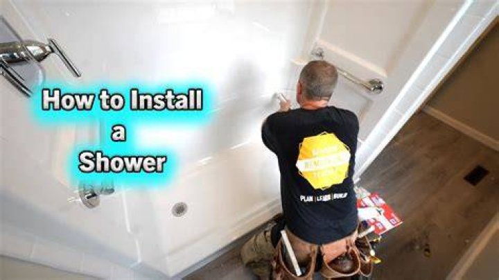 How do you install a shower spout