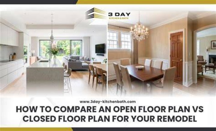 How do you layout an open floor plan