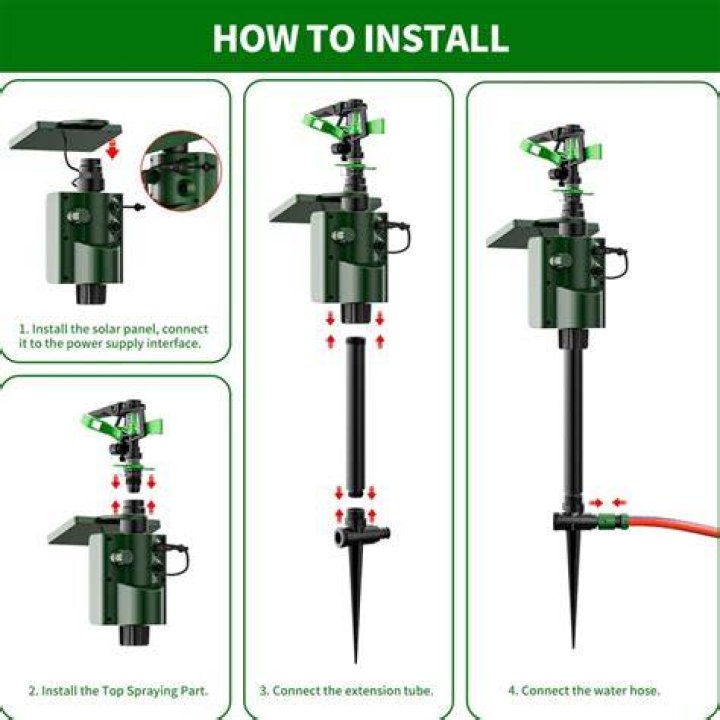 How do you make a motion activated sprinkler