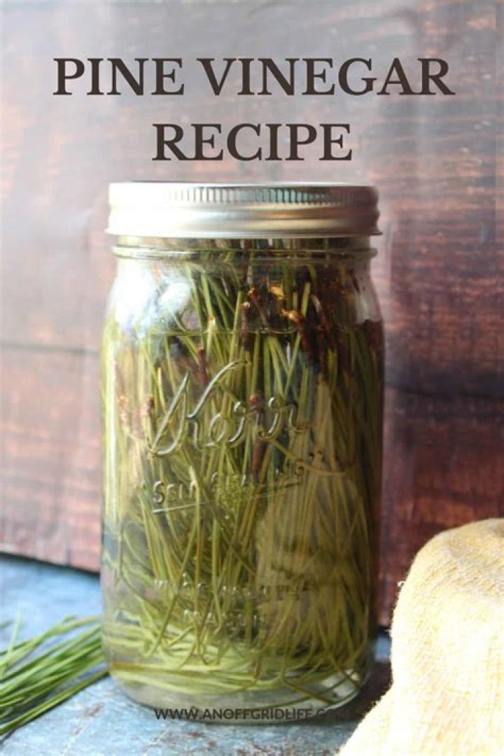 How do you make pine vinegar