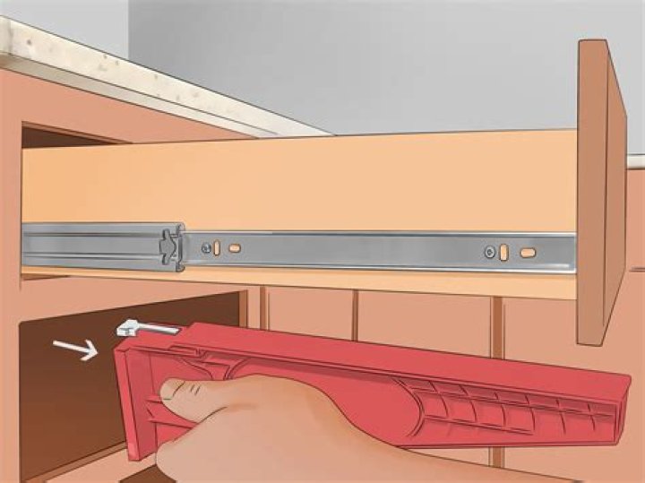 How do you make plastic drawers slide easier