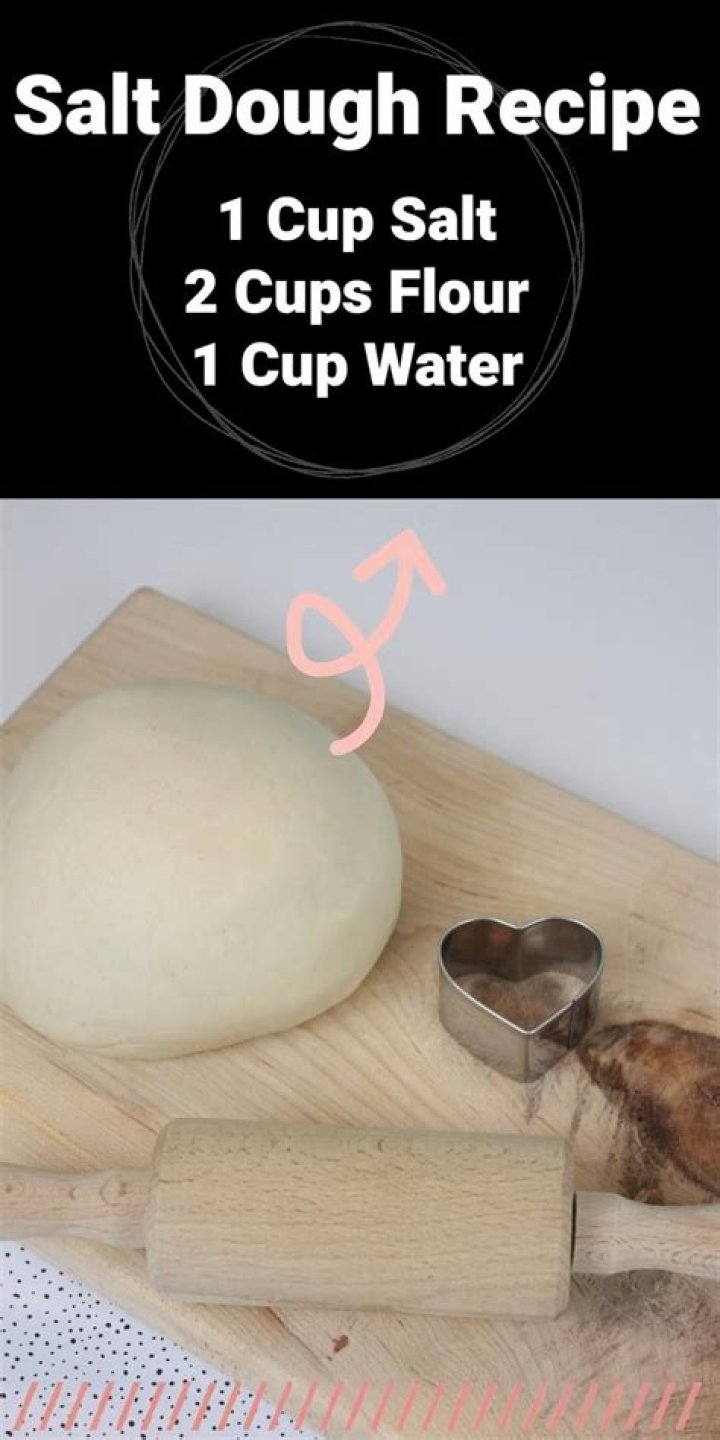 How do you make salt dough smooth
