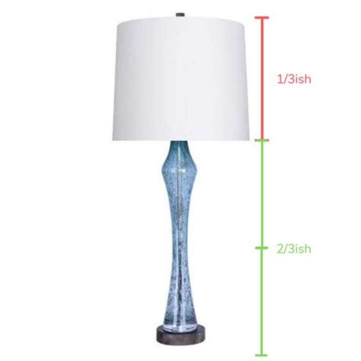 How do you measure lamp height