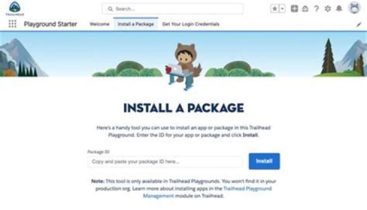 How do you open a trailhead playground