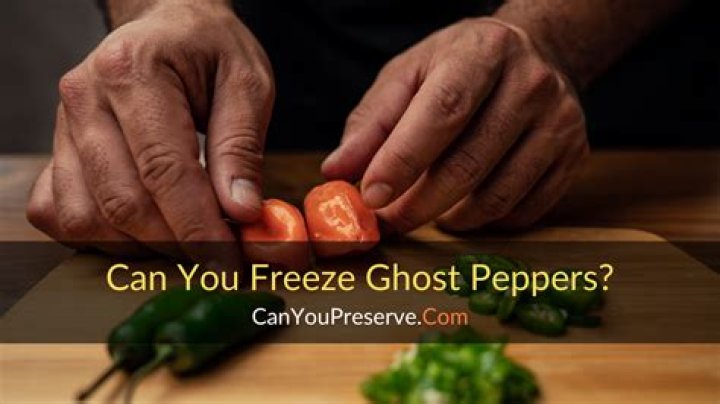 How do you preserve ghost peppers