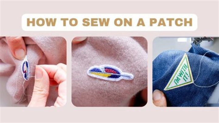 How do you put an iron on patch on