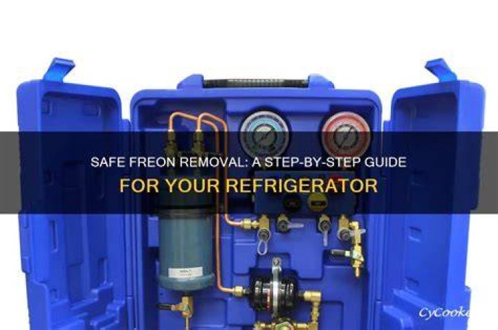 How do you remove freon