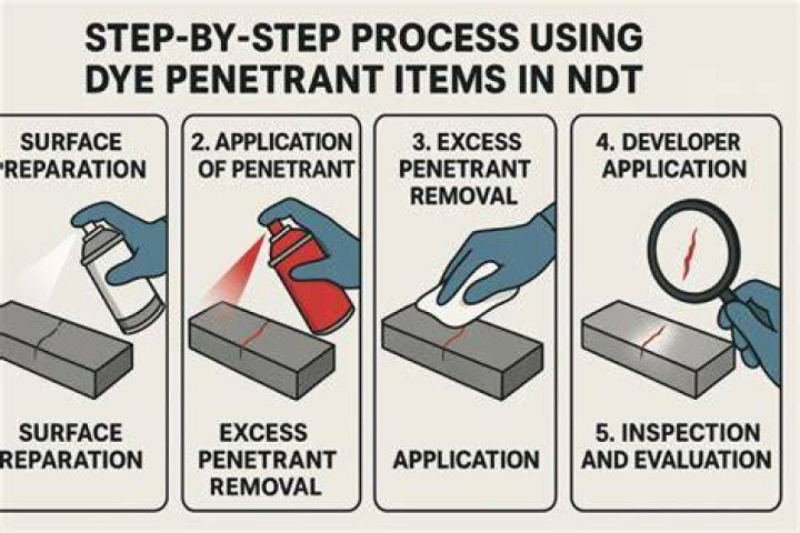 How do you remove penetrant dye