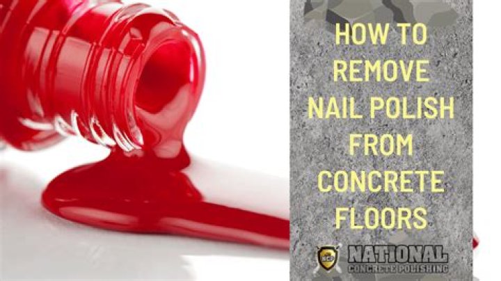 How do you remove polish buildup from a table