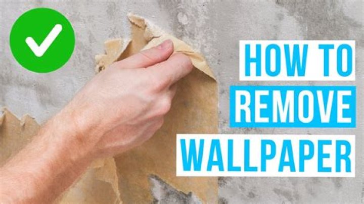 How do you remove wallpaper from plasterboard