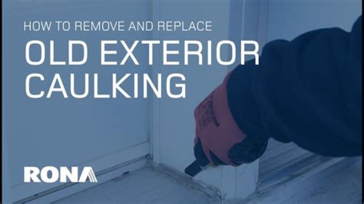 How do you replace old window caulking