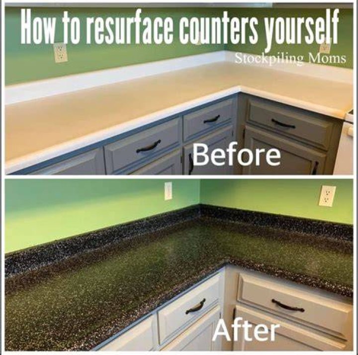 How do you resurface a kitchen table