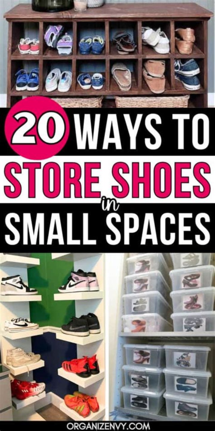 How do you store shoes outside