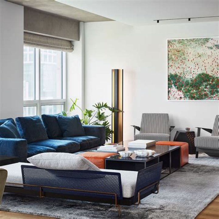 How do you style a blue room