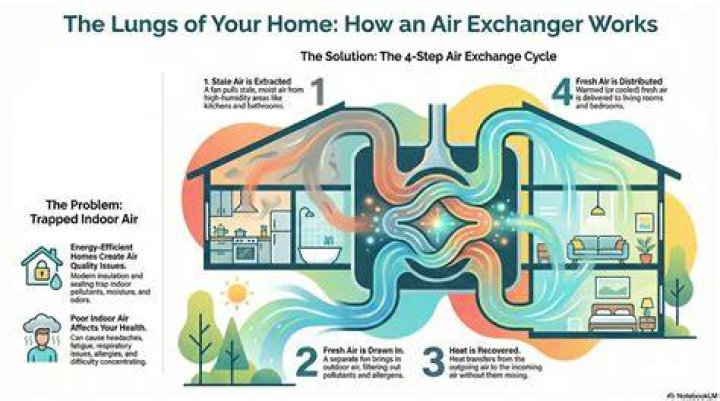 How do you use an air exchanger