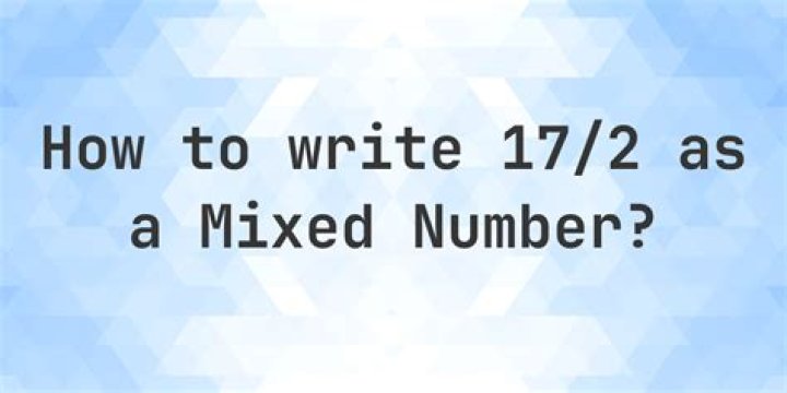 How do you write 12 7 as a mixed number