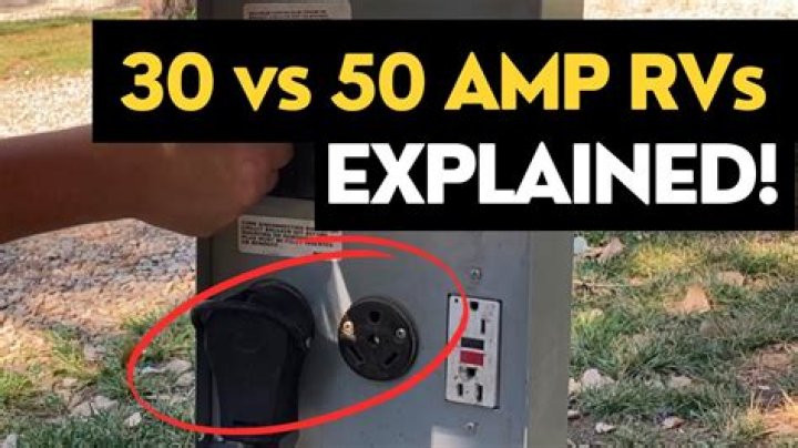 How does 50 amp RV service work