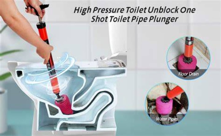 How does a high pressure toilet work