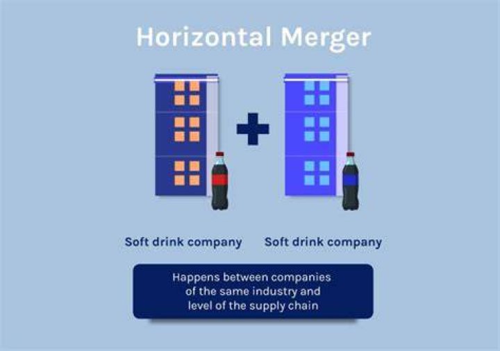 How does a horizontal merger work