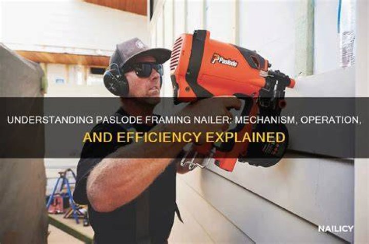 How does a Paslode framing nailer work