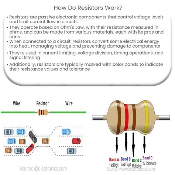 How does a resistor work in an electrical circuit