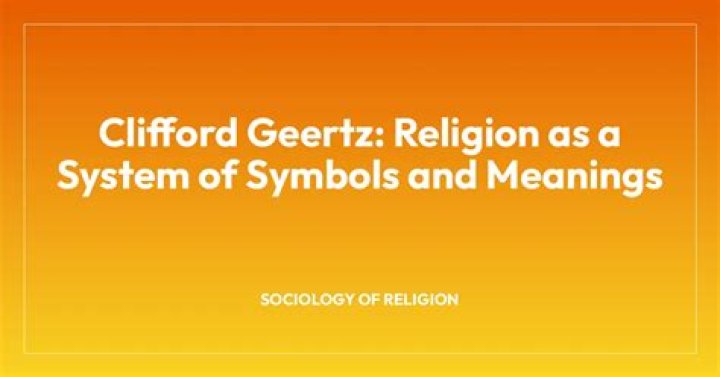How does Geertz define religion