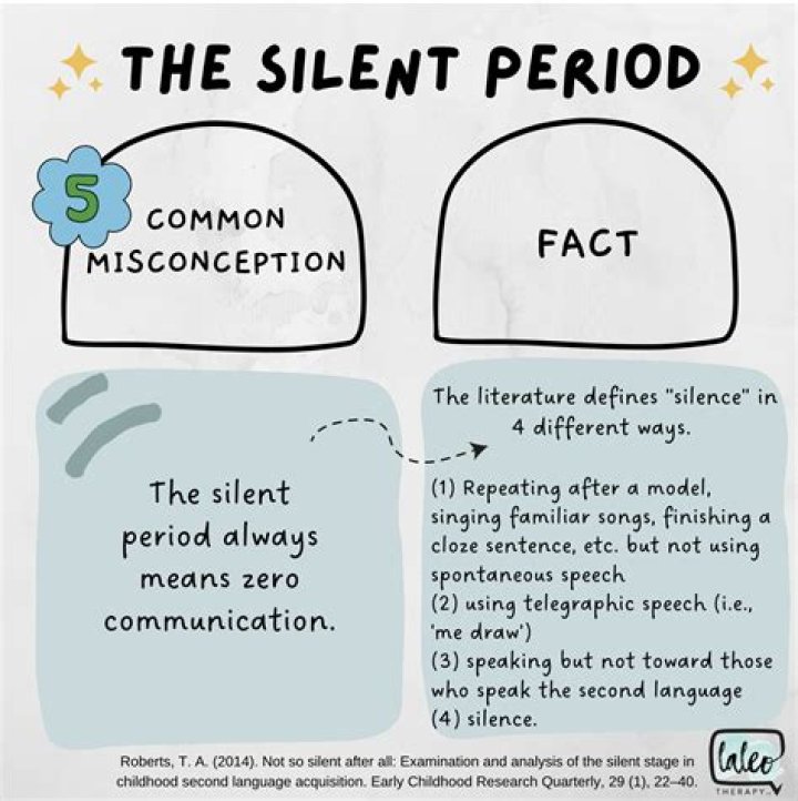 How does the silent period affect vocabulary development