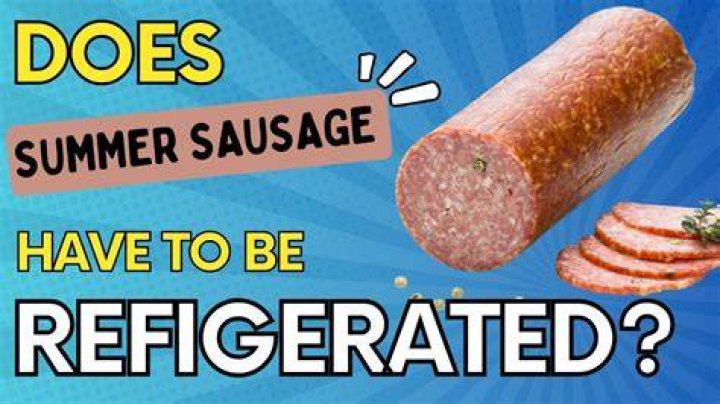 How long does summer sausage Keep unopened