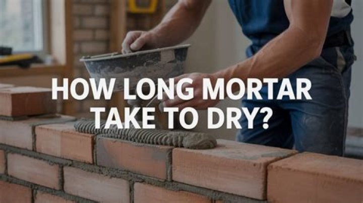How long should mortar dry