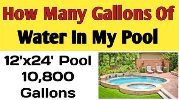 How many gallons is a 10ft Summer Waves pool