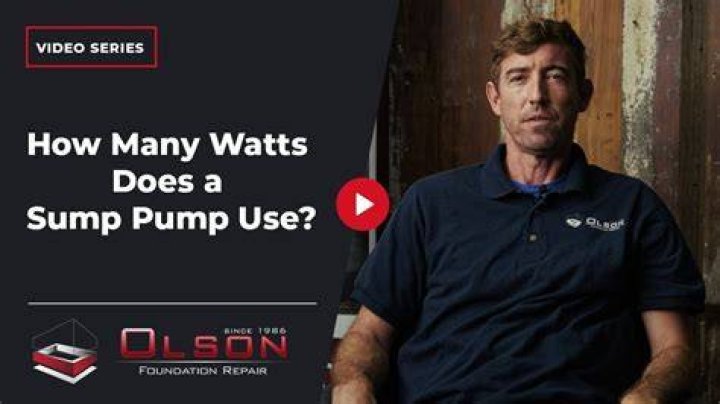 How many watts does a 1/3 hp pump use