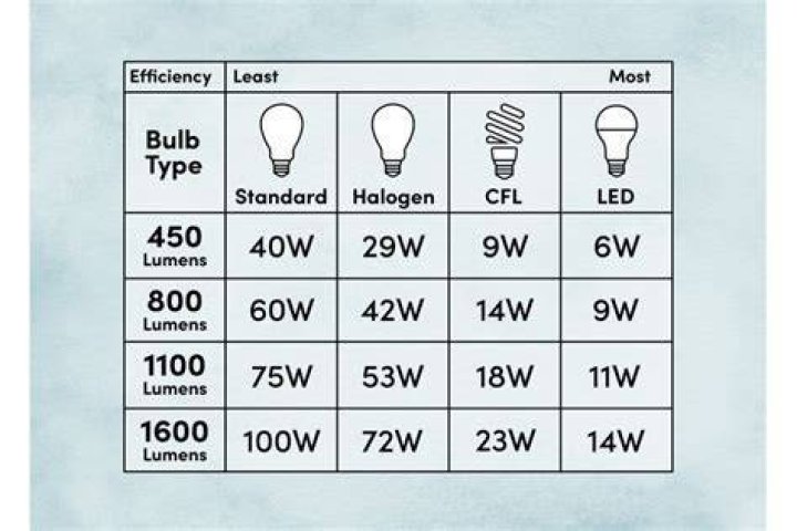 How many watts does a t8 bulb use