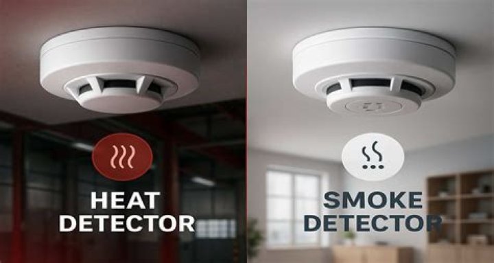 How much area does a heat detector cover