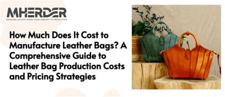 How much does a real leather bag cost
