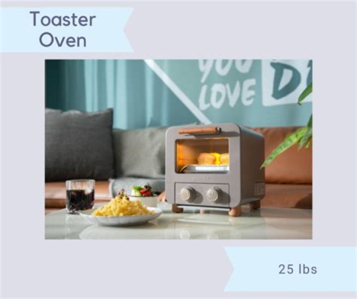 How much does a toaster oven weigh