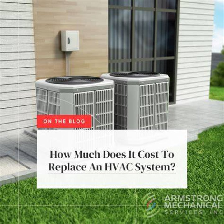 How much does it cost to replace an HVAC system