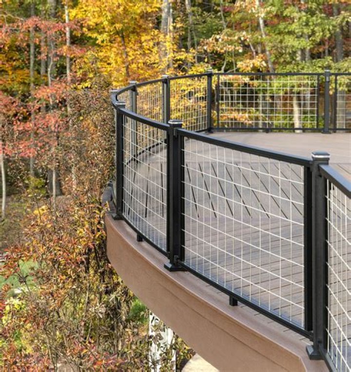 How much does wire deck railing cost