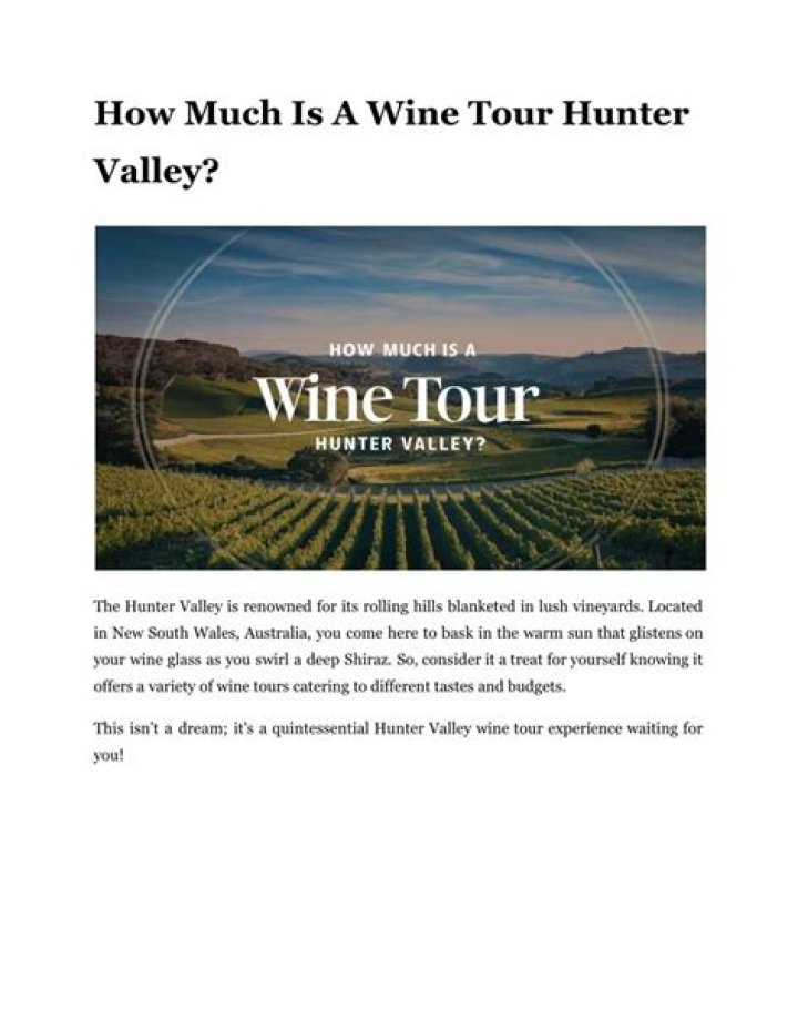 How much is a wine tour