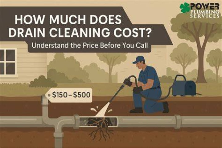 How much should drain cleaning cost