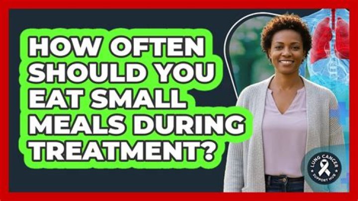 How often should you eat small meals