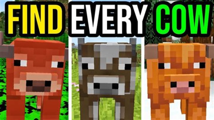 How tall are cows in Minecraft