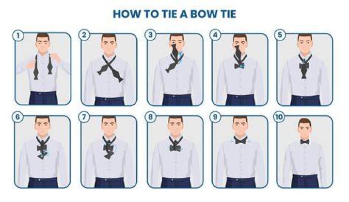 How wide should a bow tie be