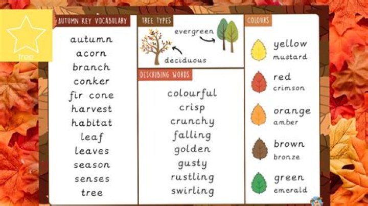 How would you describe fall colors