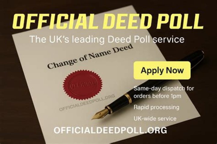 Is a deed poll legally binding