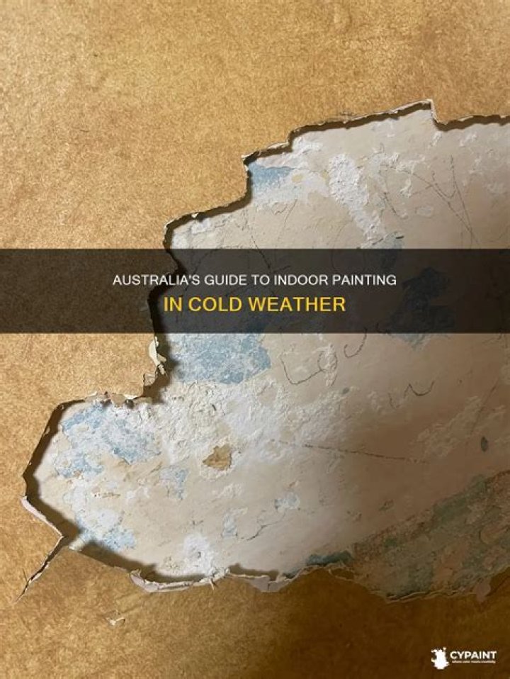 Is it too cold to paint inside
