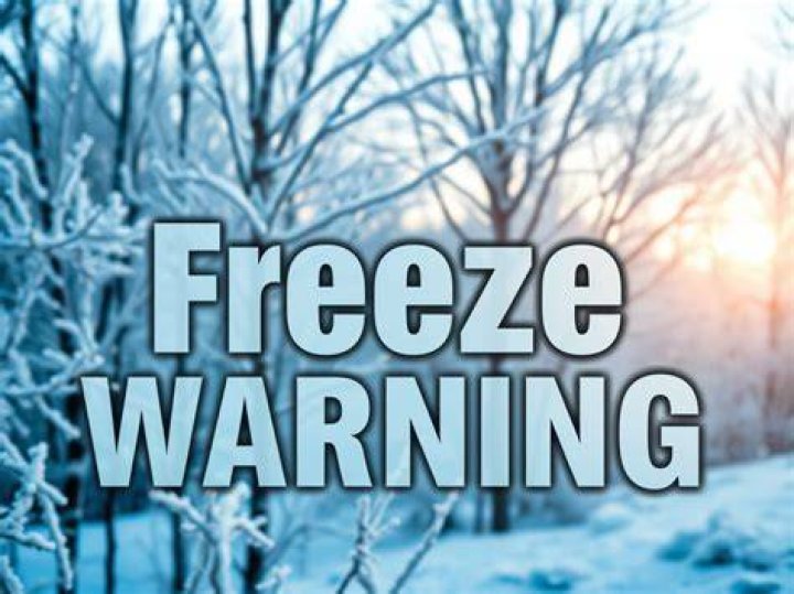 Is there a freeze warning