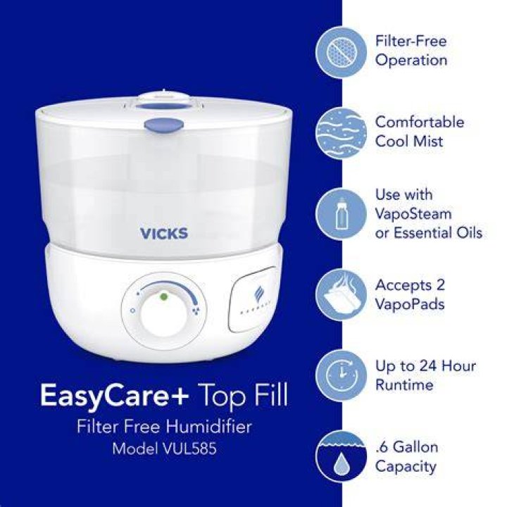 Is Vicks vaporizer a humidifier