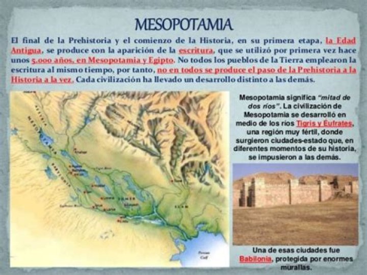 ¿Qué es la Mesopotamia resumen